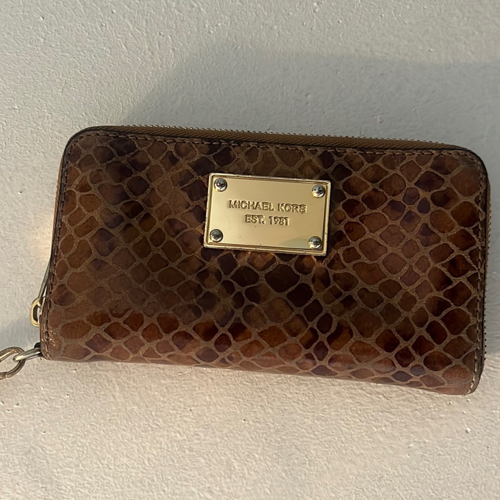 Snake skin Michael khors wallet